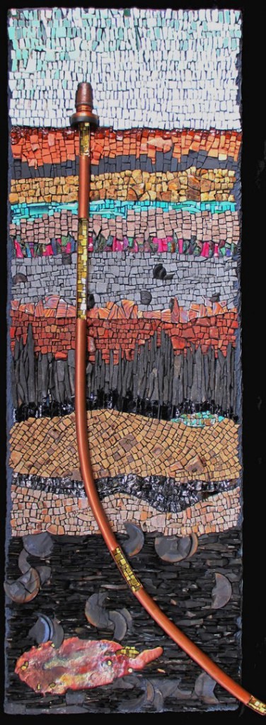  “Mighty Marcellus #4” (2013), 36” x 13” Image courtesy of sagermosaics.com 